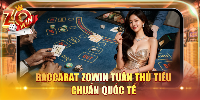 Baccarat ZOWIN tuân thủ tiêu chuẩn quốc tế