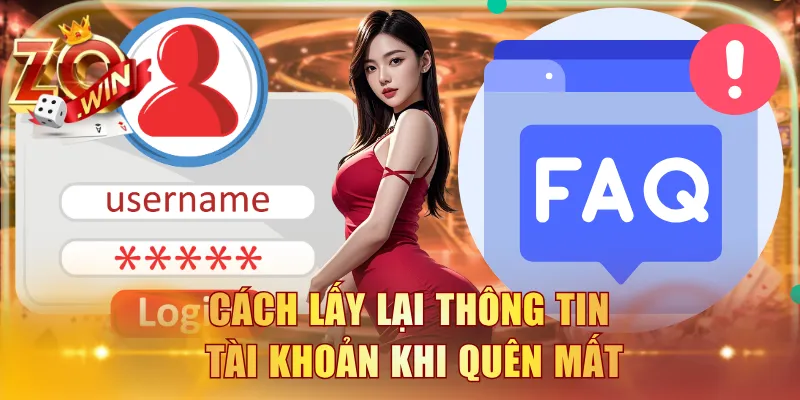 Cách lấy lại thông tin tài khoản khi quên mất