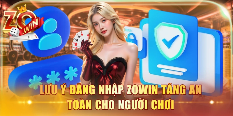 Lưu ý đăng nhập ZOWIN tăng an toàn cho người chơi