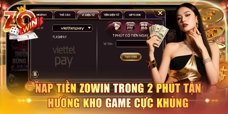 Nạp tiền ZOWIN
