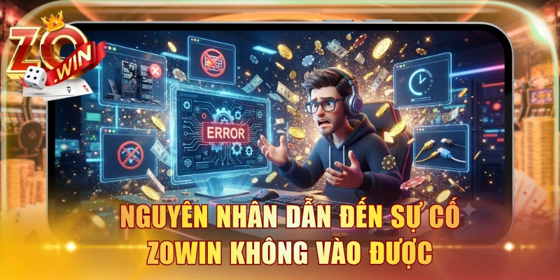 Nguyên nhân dẫn đến sự cố ZOWIN không vào được