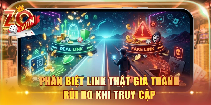 Phân biệt link thật giả tránh rủi ro khi truy cập