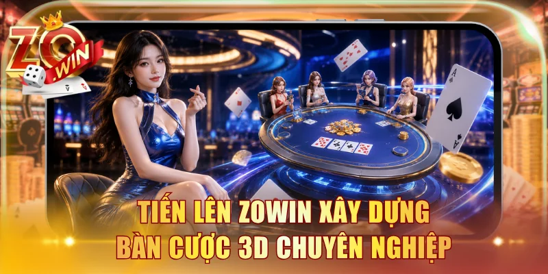 Tiến Lên ZOWIN xây dựng bàn cược 3D chuyên nghiệp