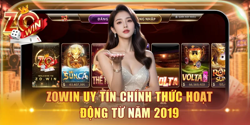 ZOWIN uy tín chính thức hoạt động từ năm 2019